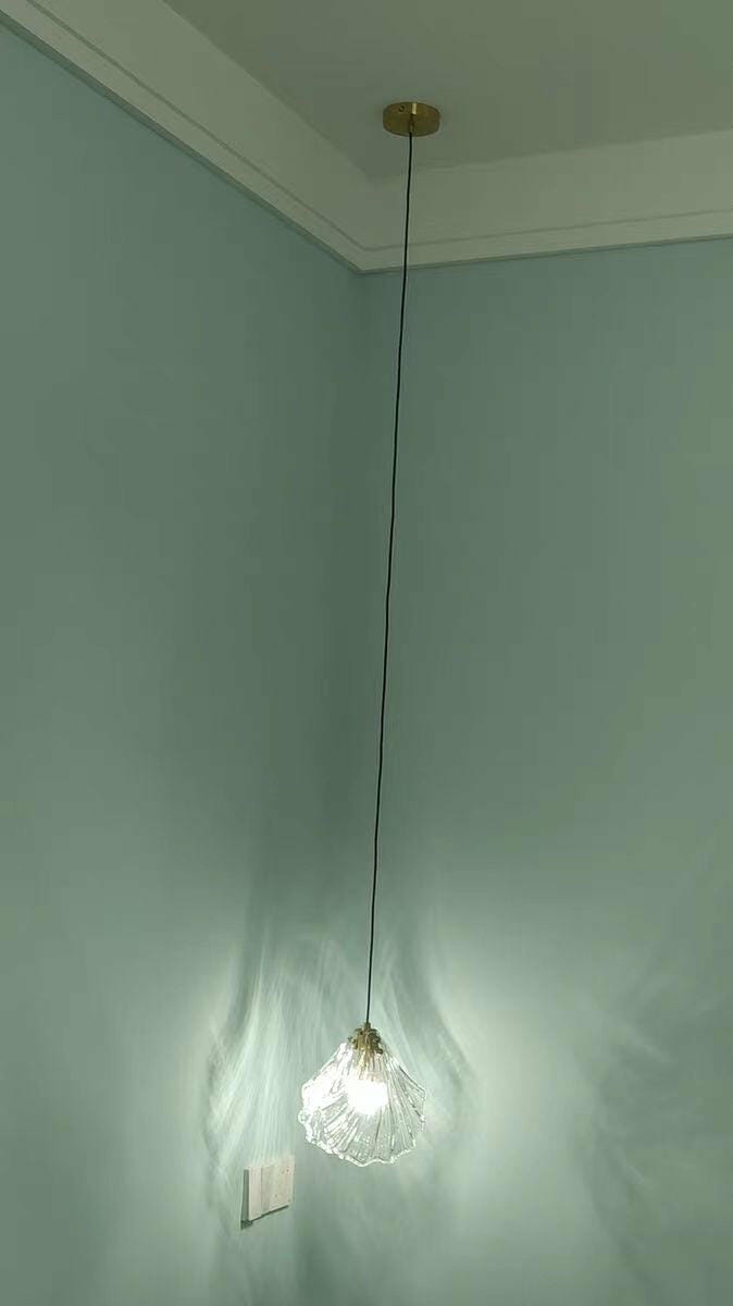 Customer photo review of Glass Pendant Light, Nested Glass Globe, Brass Hardware, Cluster