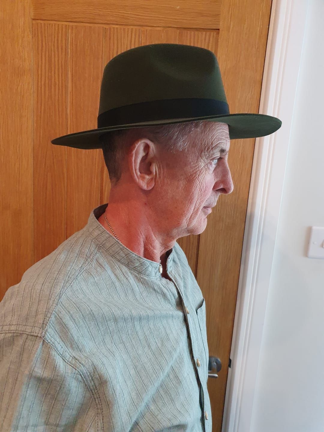 Customer photo review of Cashmere Crushable Fedora