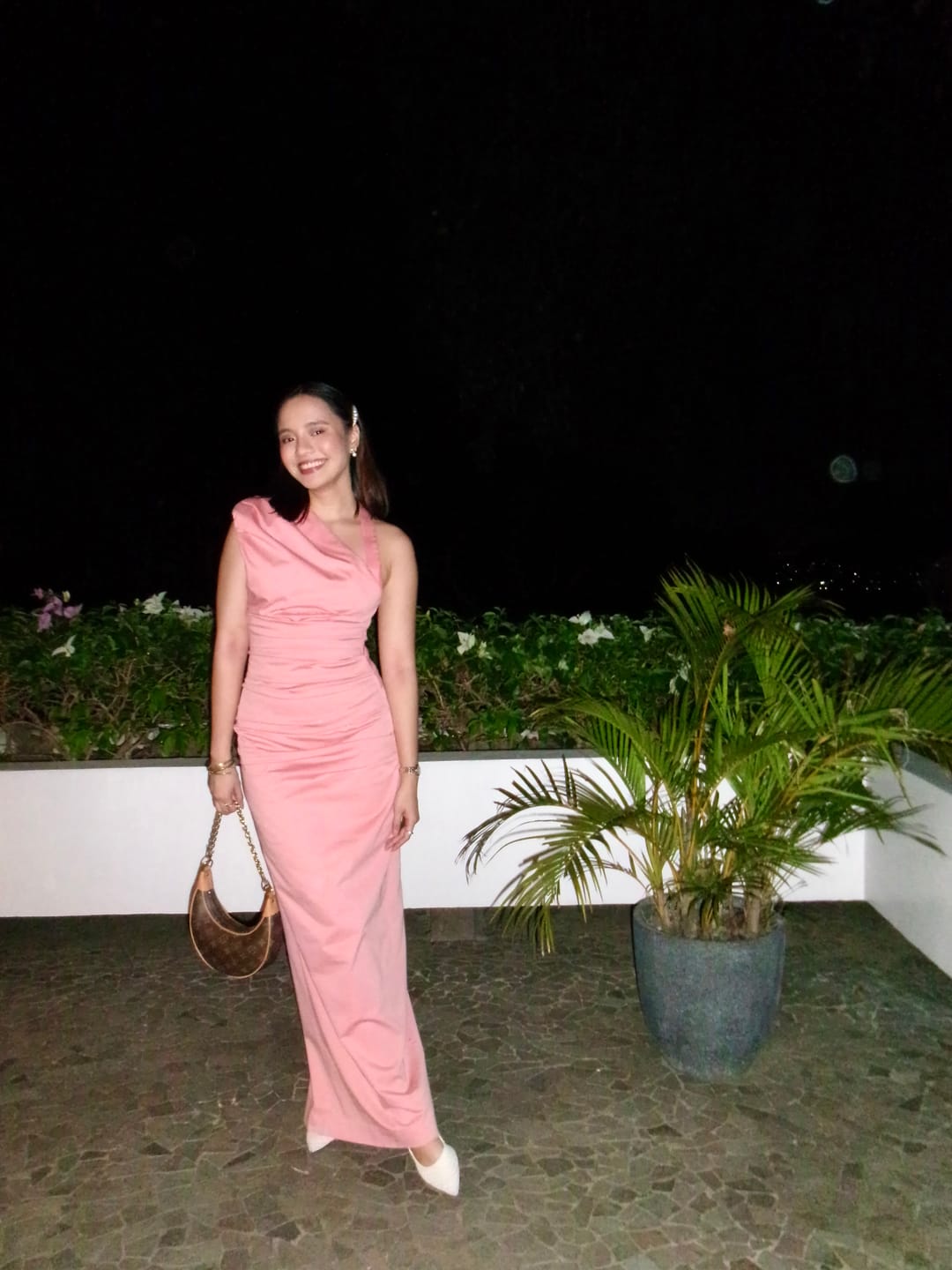 Customer photo review of Giacamo Gathered Gown