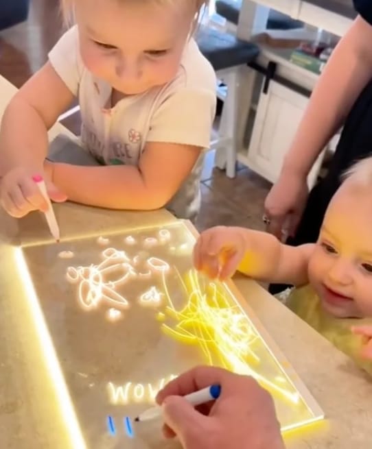 Customer photo review of Pizarra Interactiva Led Lumody™