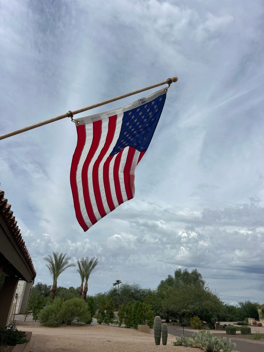 Customer photo review of 3' x 5' American Flag