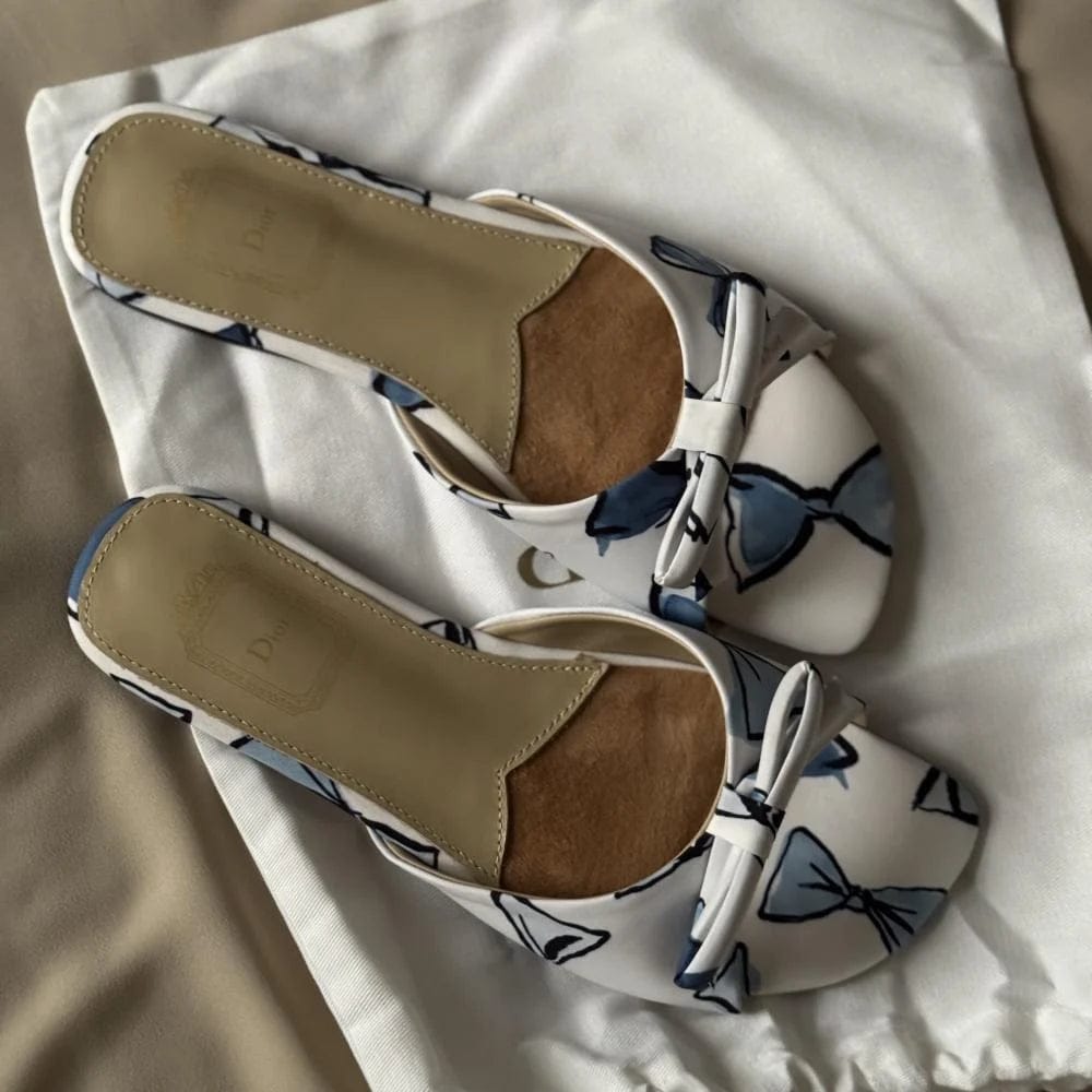 Customer photo review of Dior 2026 Bow Sandal Fabric 909652