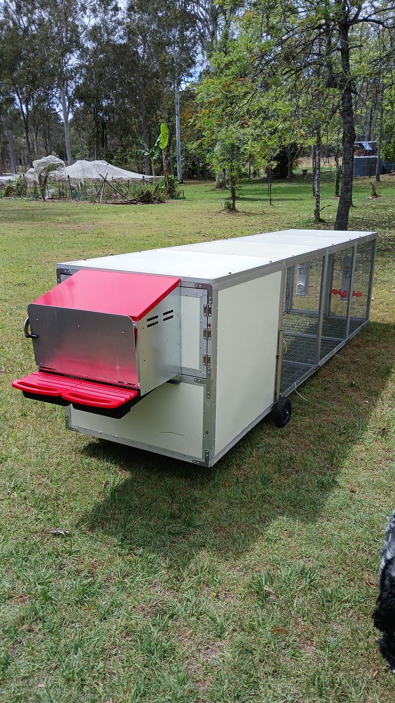 Customer photo review of Mobile Chicken Coop / Chicken Tractor