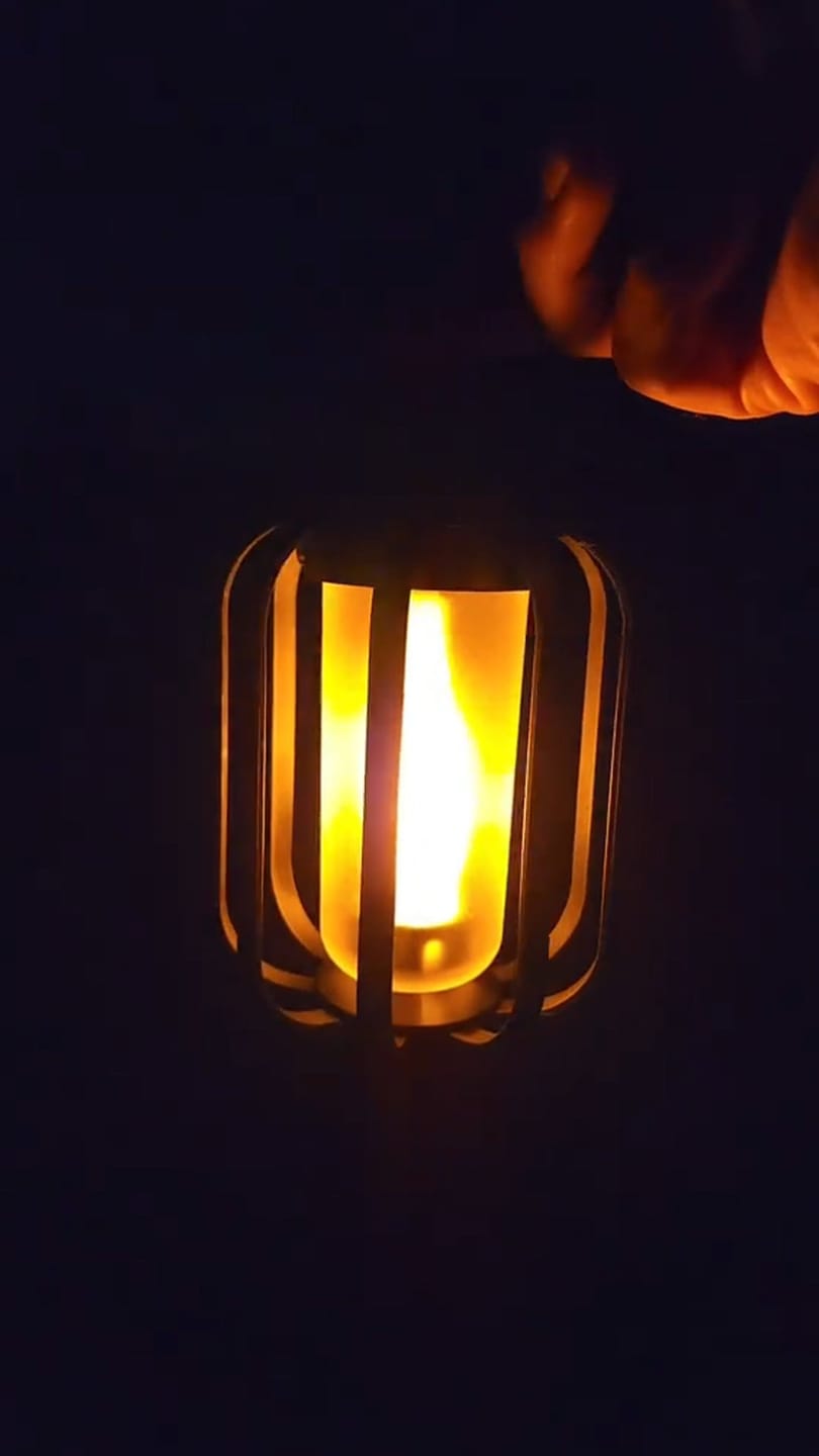 Customer photo review of Lumo™ Flameless Lantern