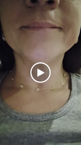 Recensione con video di un cliente su Collana Fine con Castoncini in Zirconi