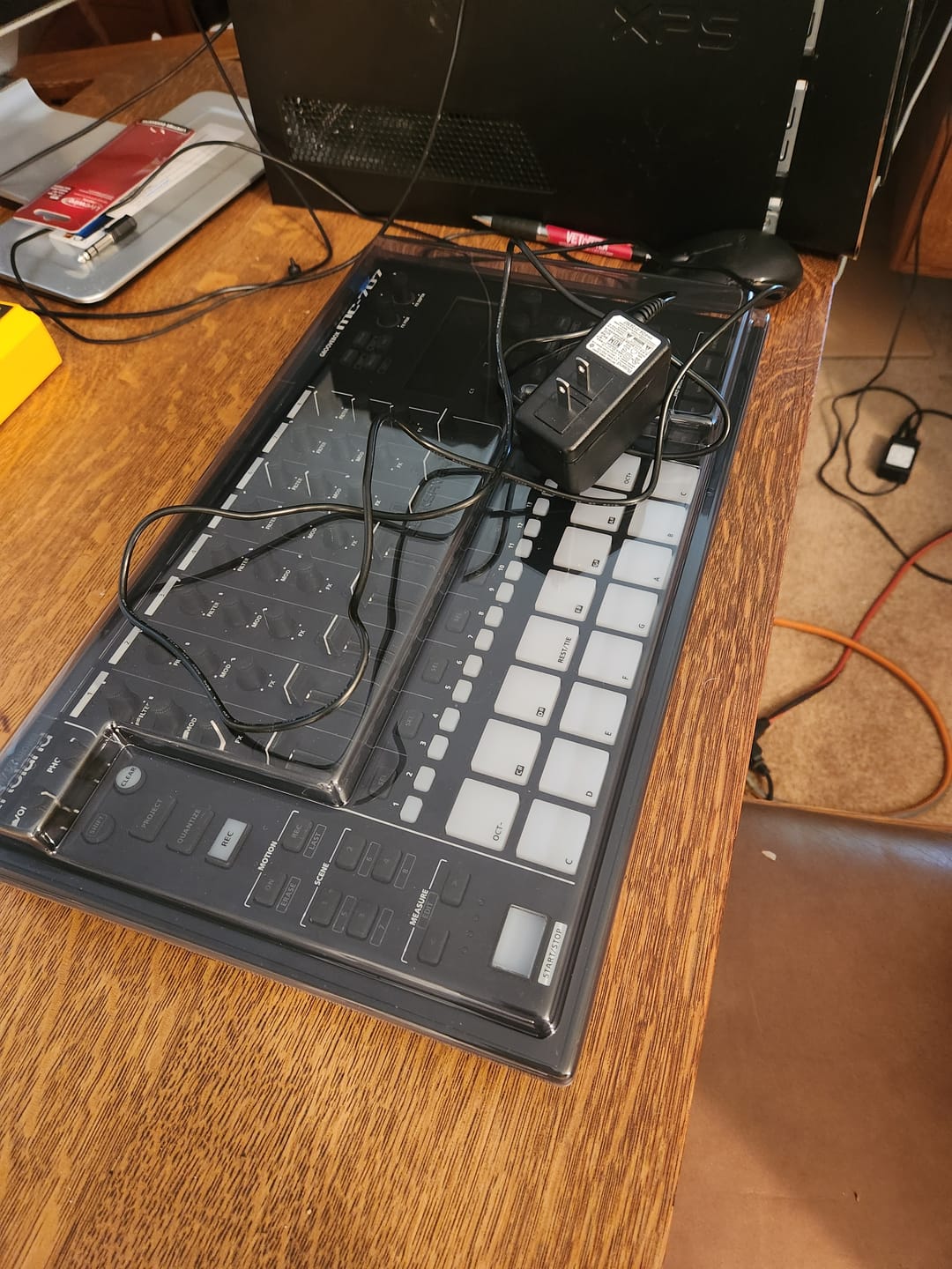Customer photo review of Decksaver DS-PC-MC707, Protective Cover for Roland MC-707 Groove Box