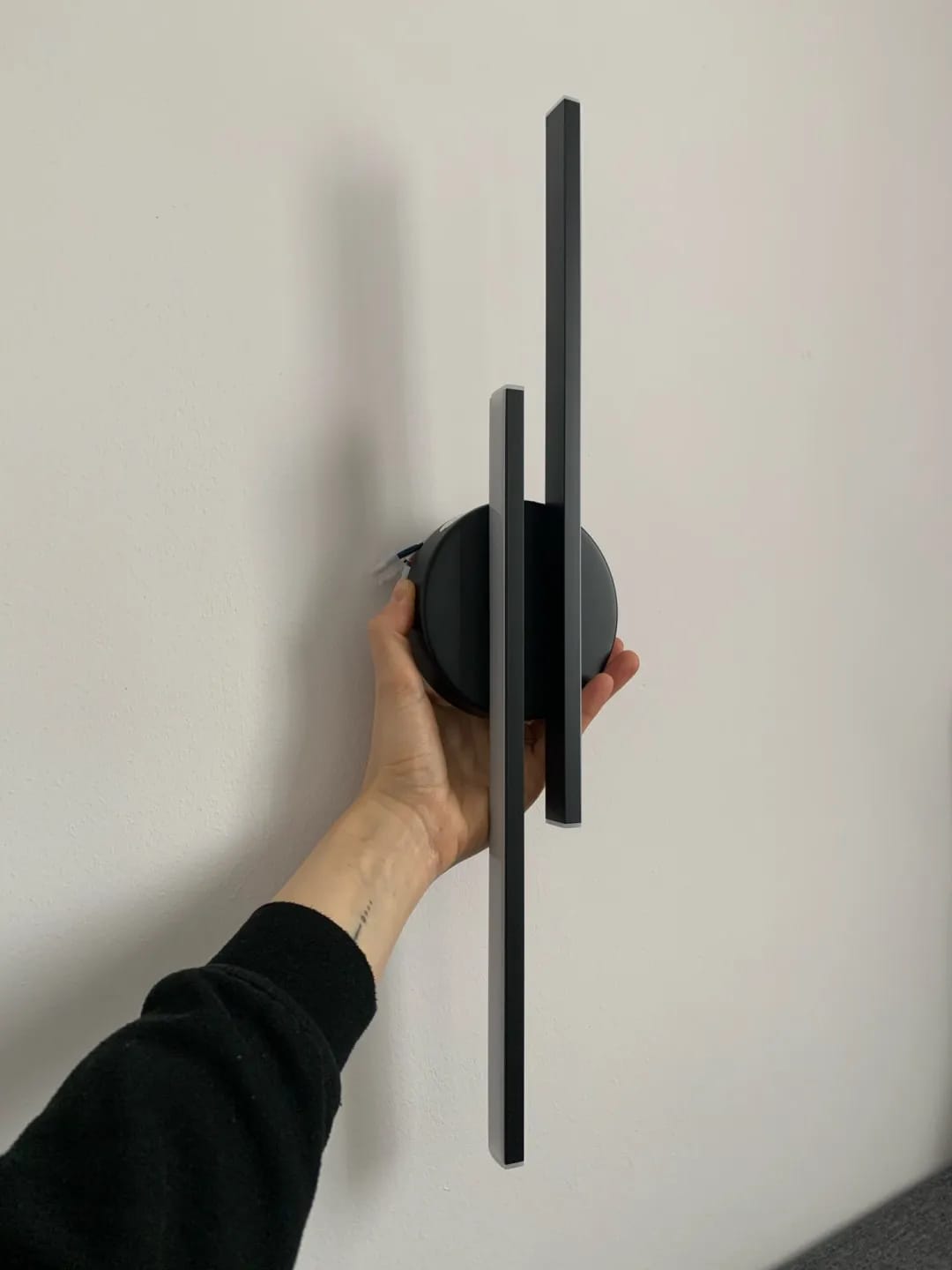 Customer photo review of Slim Wall Light, 55 cm Acrylic Shade, Integrated LED, Wall Sconce