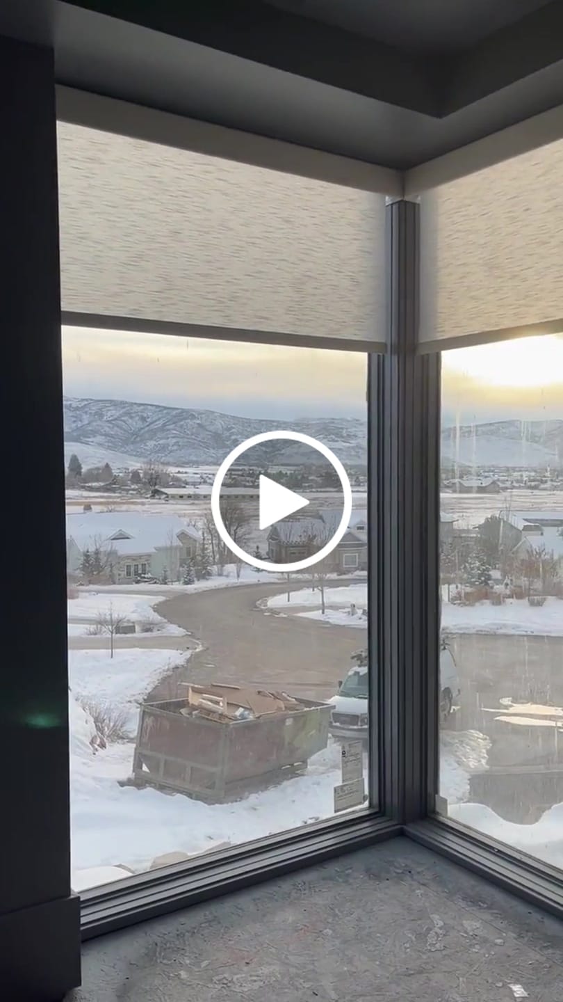 Customer video review of Light Filtering Roller Shades