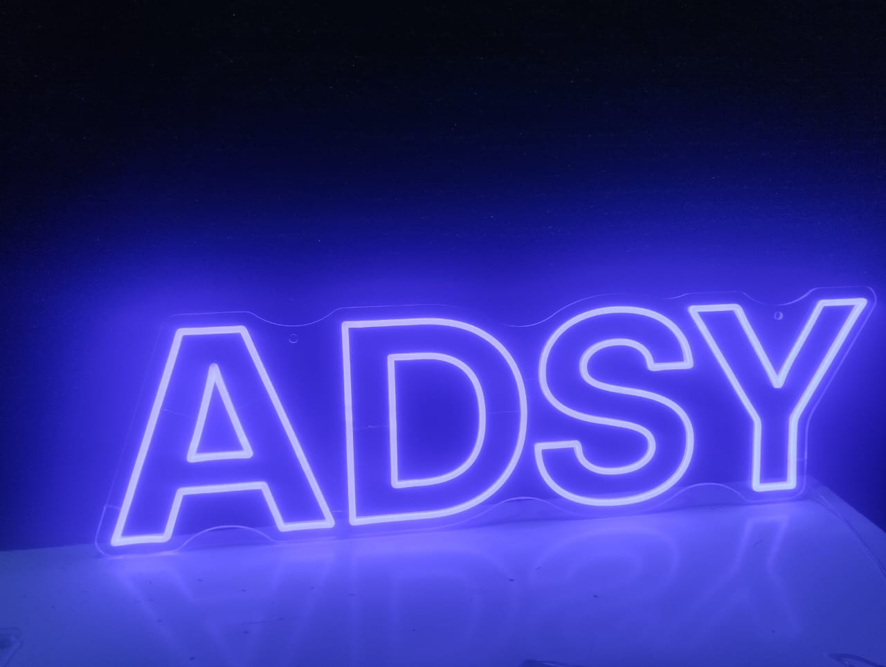 Customer photo review of Custom Neon Sign For Mark