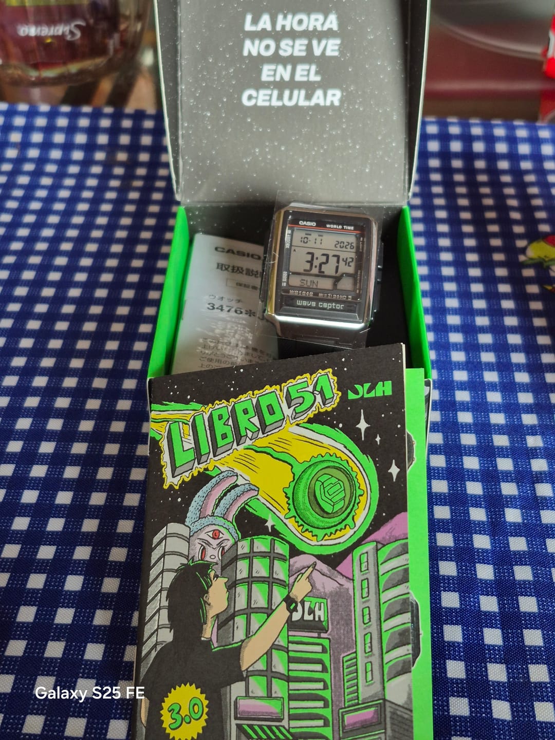 Customer photo review of Reloj Casio Wave Ceptor WV-59R-1AJF Wave Ceptor JDM
