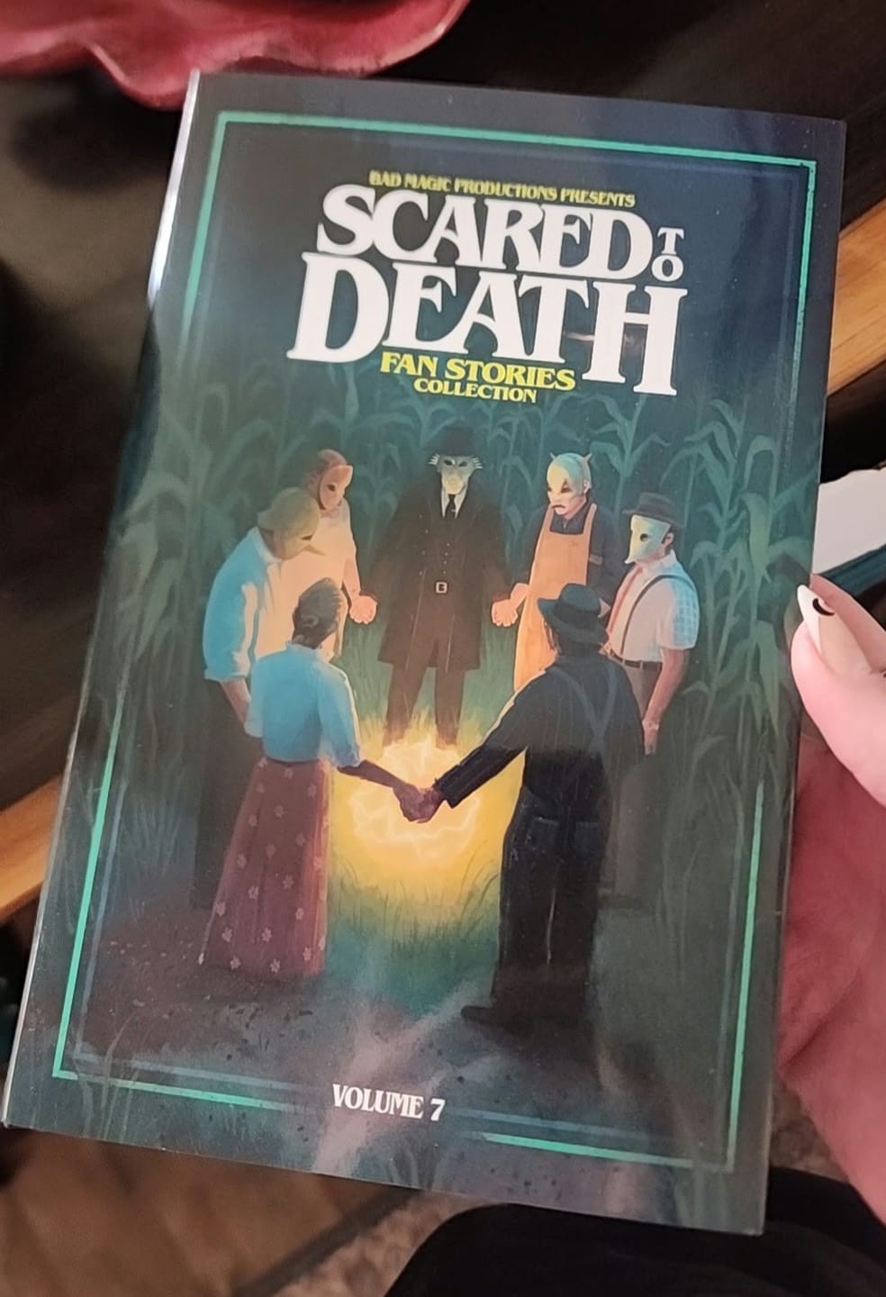 Customer photo review of Scared To Death Book Vol 7 SIGNED COPY!
