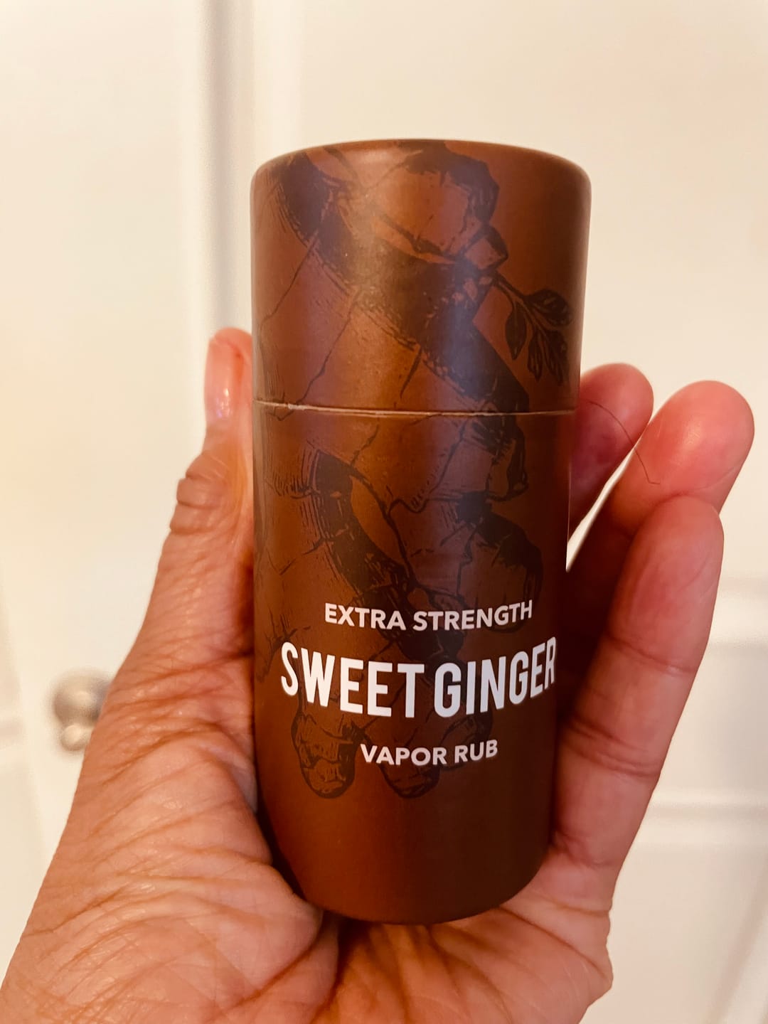 Customer photo review of Extra Strength Sweet Ginger Vapor Rub Stick