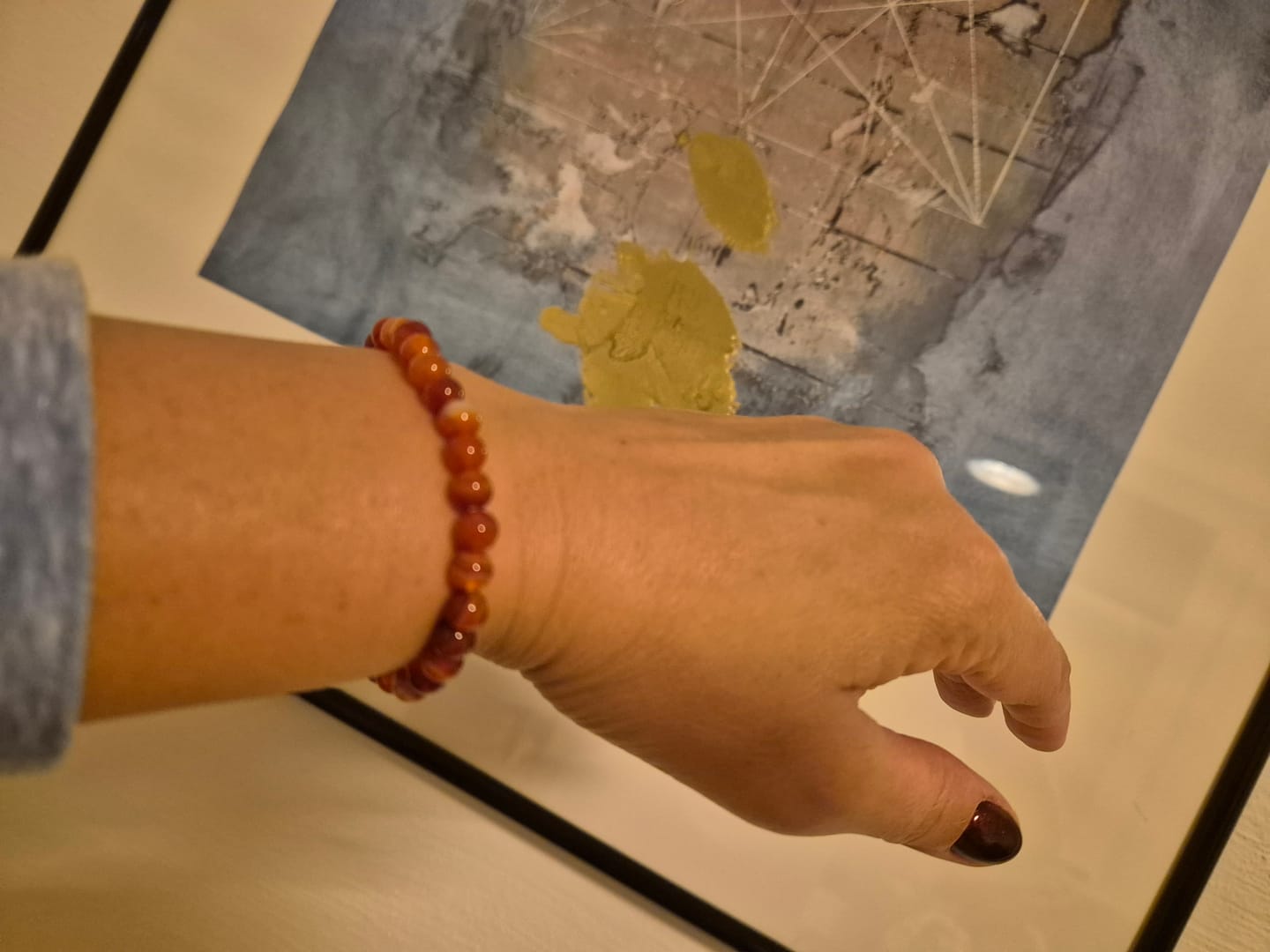 Customer photo review of Turmalin (Schörl) Edelstein Armband aus echtem Naturstein