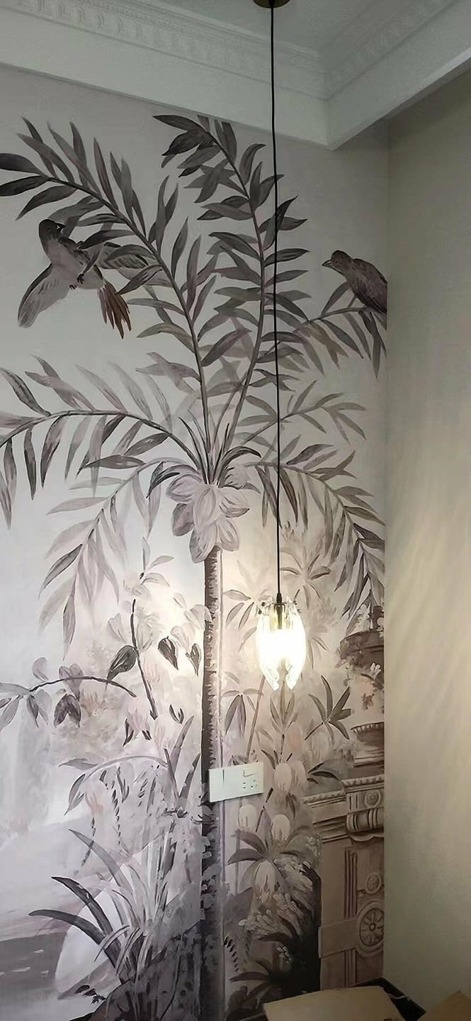 Customer photo review of Glass Pendant Light, Nested Glass Globe, Brass Hardware, Cluster