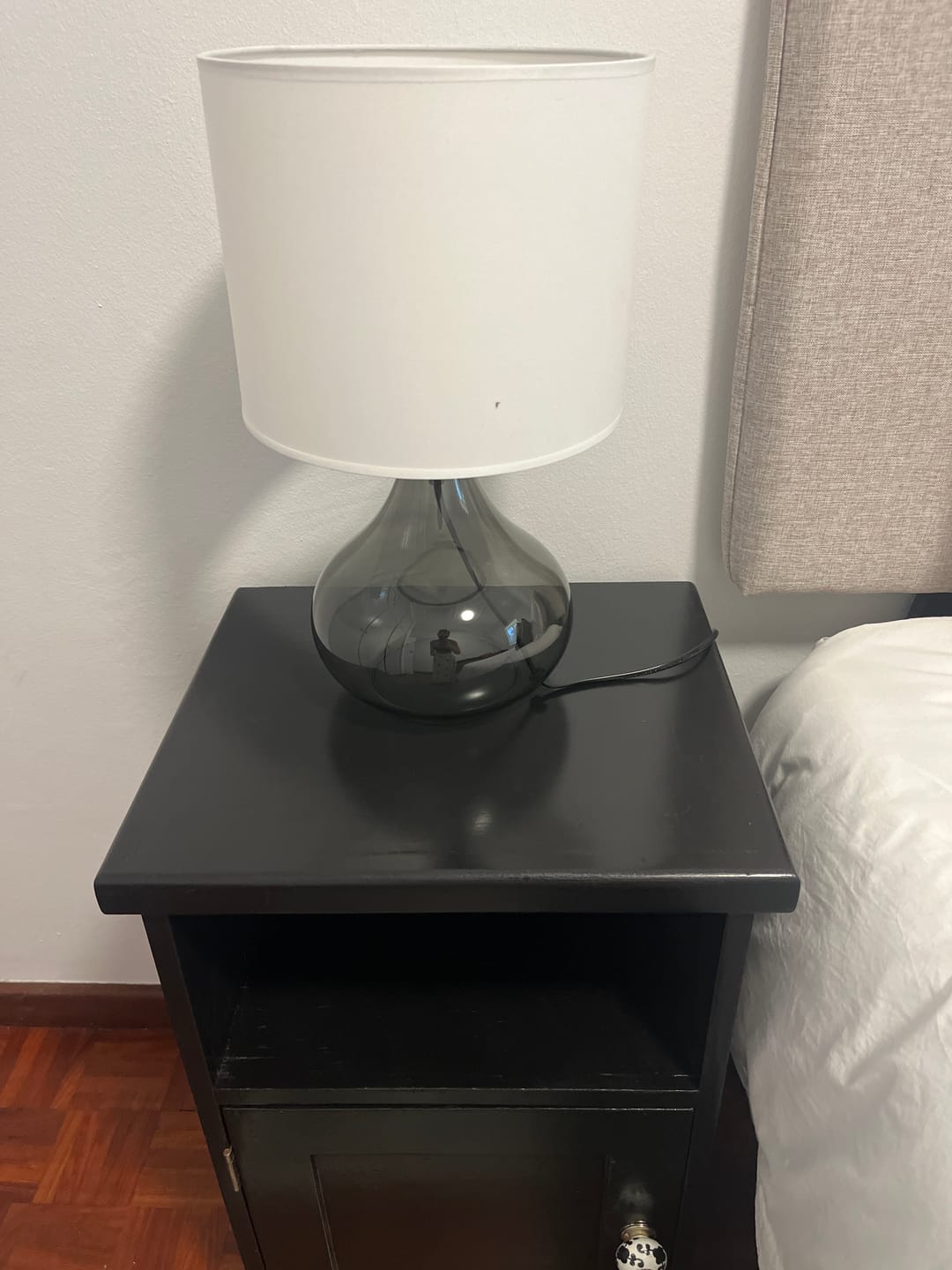 Customer photo review of Sasha Table Lamp | Smoke