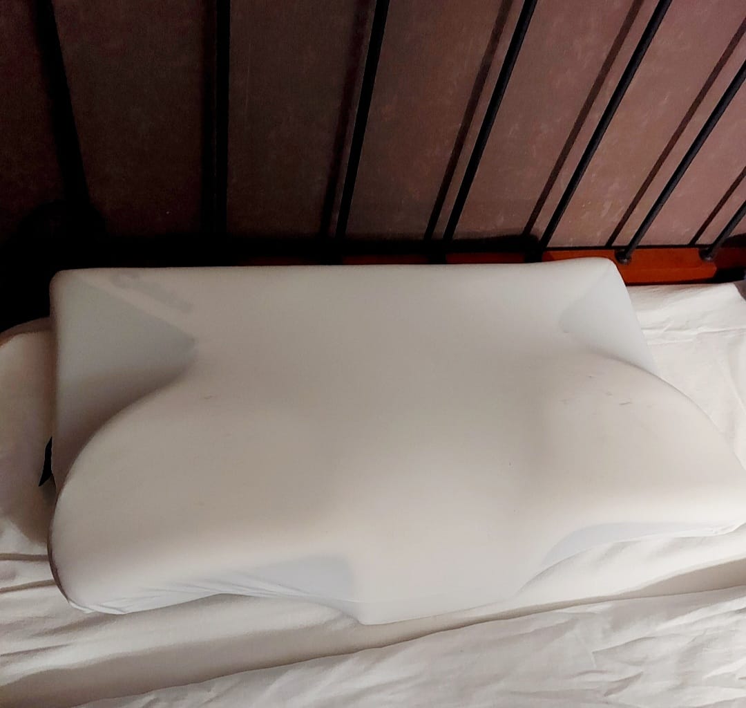 Customer photo review of Oreiller Papillon Cervical Cellsius - Le secret du dormeur latéral et dorsal