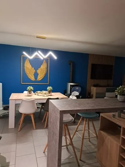 Customer photo review of Zig-Zag Pendant Light, Aluminium Bar, 45–90 cm, Integrated LED