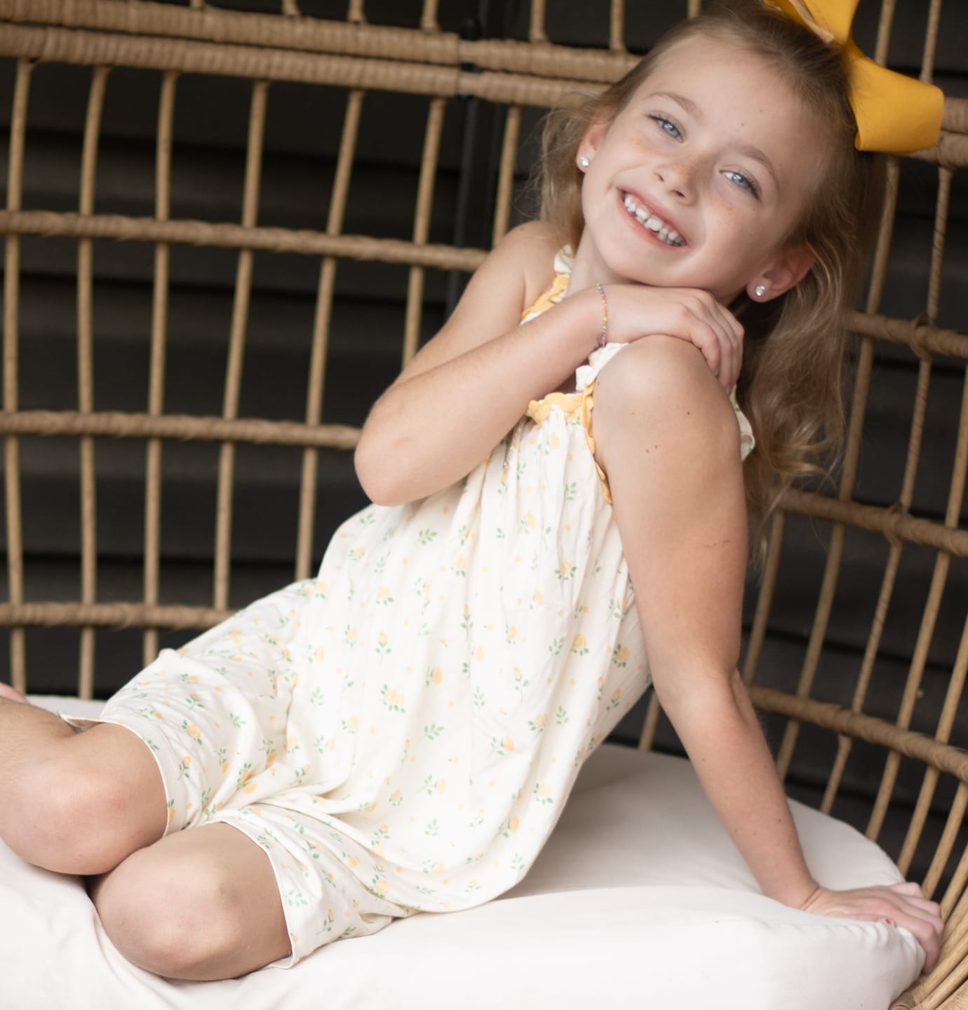 Customer photo review of Buttercup Bloom Romper