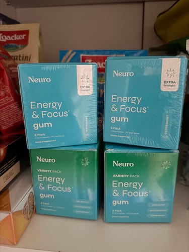 Customer photo review of Extra Strength Energy & Focus Gum