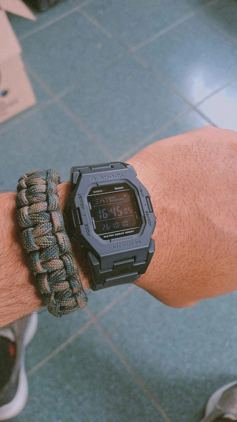 Customer photo review of Reloj Casio G-Shock Vintage Digital GD-B500-1 Step Tracker Bluetooth