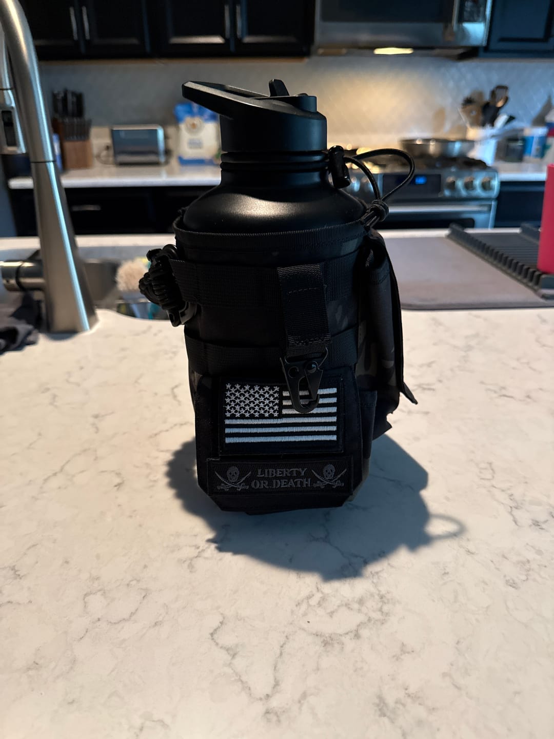 Customer photo review of 64oz Battle Bottle Water Bottles