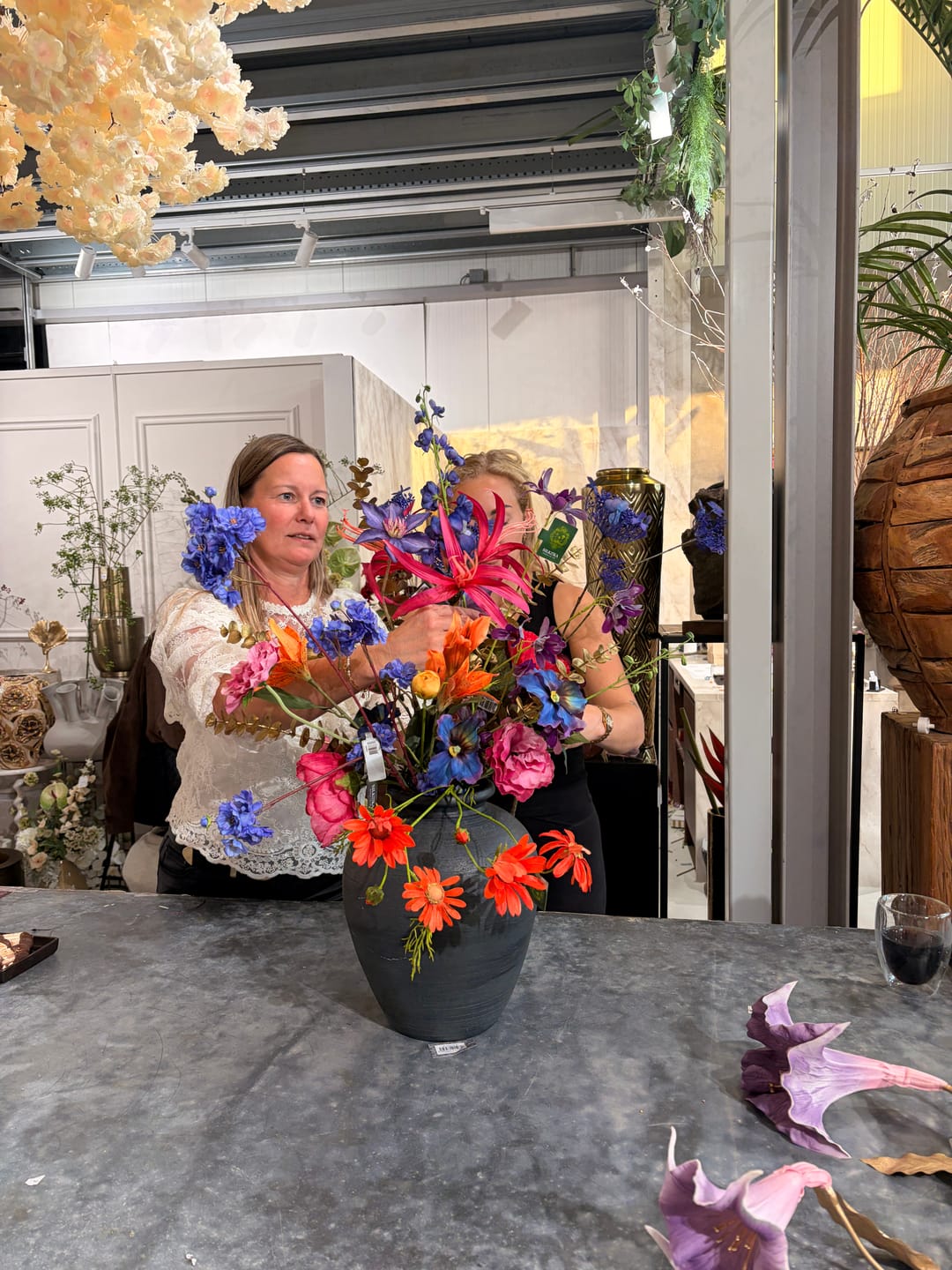 Customer photo review of Workshop - maak je eigen zijden boeket
