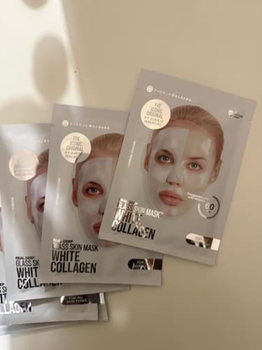 Customer photo review of Glassskinmask® - 3er Pack - Hydrogel Gesichtsmaske für strahlende Haut