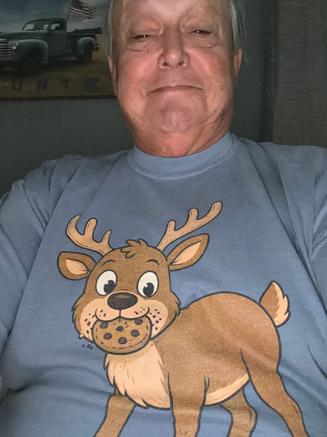 Customer photo review of Cookie Thief — Premium Tee