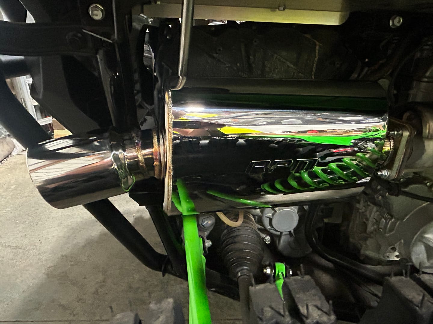 Customer photo review of RPM Teryx KRX 1000 Catless Slip On Sport Muffler KRF1000
