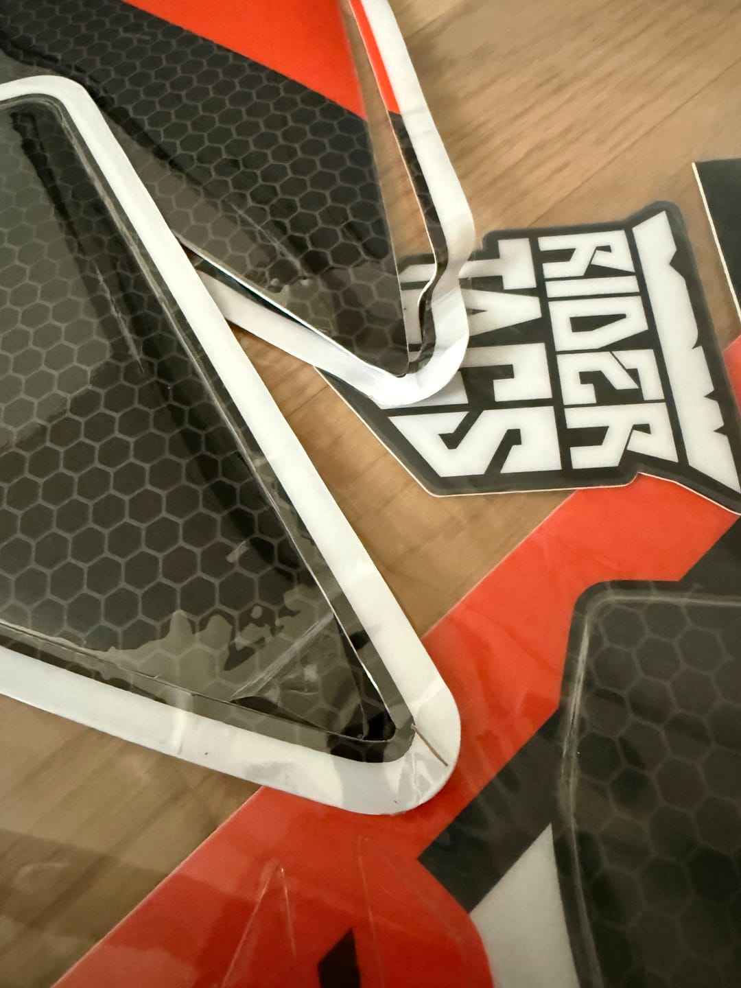 Customer photo review of KTM 390 SMC-R GRAPHICS - "RR-Tech" (Orange)