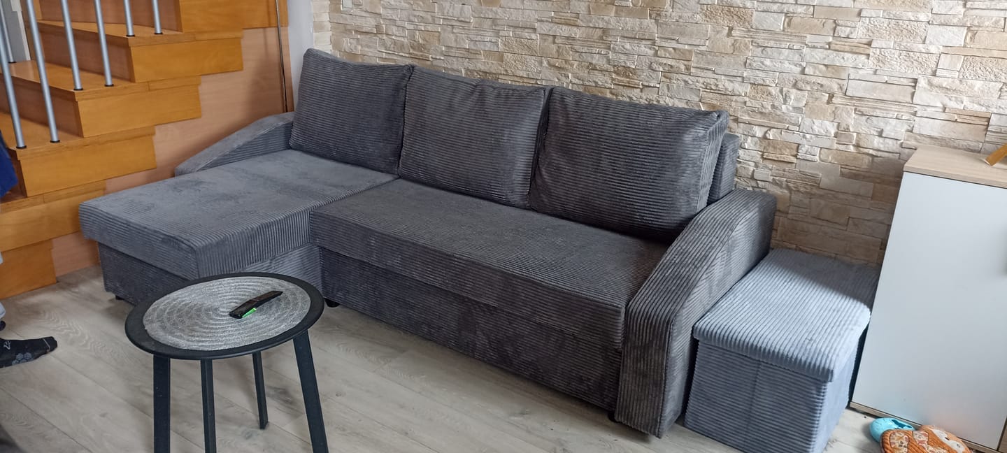 Customer photo review of Narożnik NEO BS sztruks