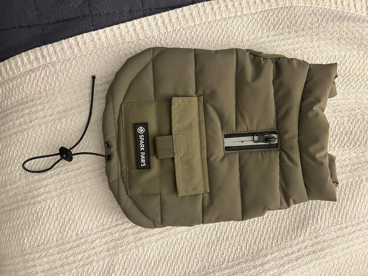 Customer photo review of WarmShield Water-Resistant Jacket - Olive