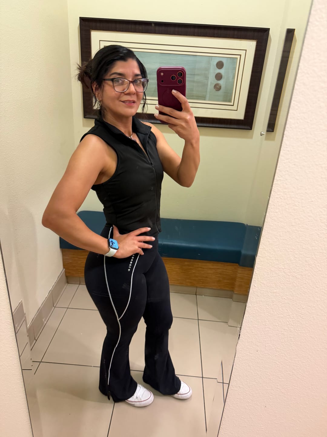 Customer photo review of W2085 - Elevate Flare legging (Short)