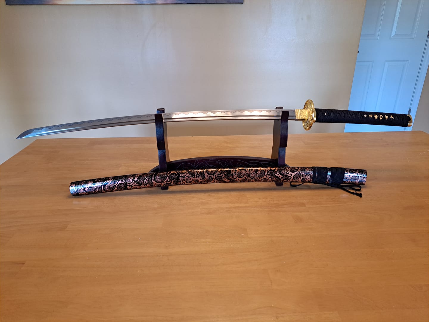 Customer photo review of Custom Your Own Katana