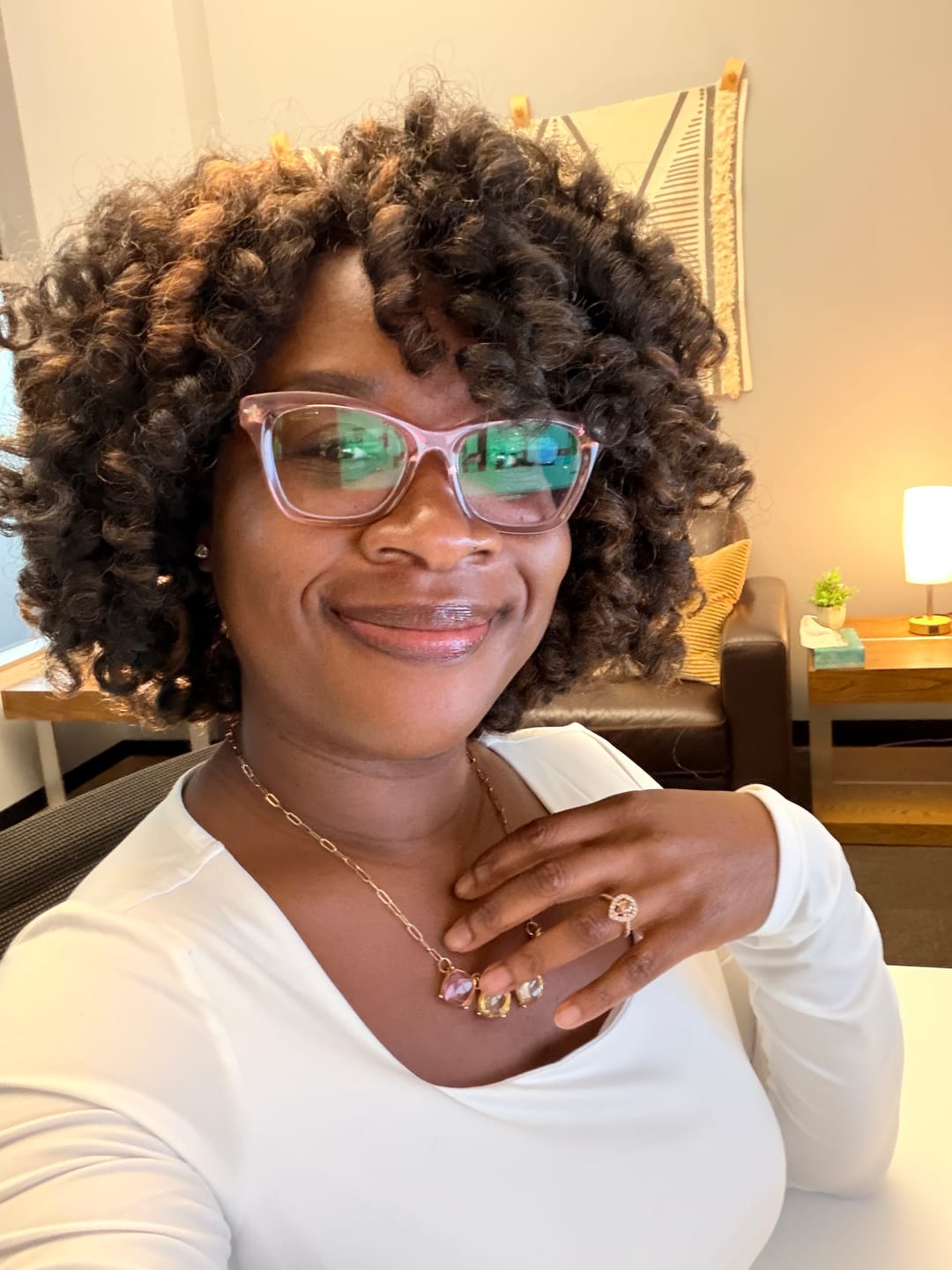 Customer photo review of Sensationnel Curls Kinks & CO Textured Half Wig - ROLE MODEL
