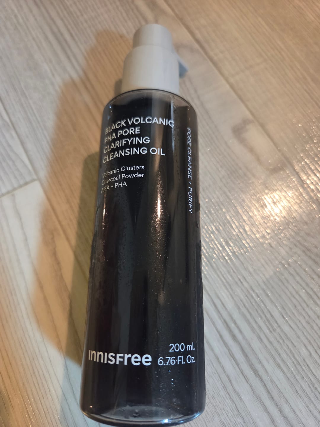 Customer photo review of ブラックヴォルカニック　ポア　クレンジングオイル