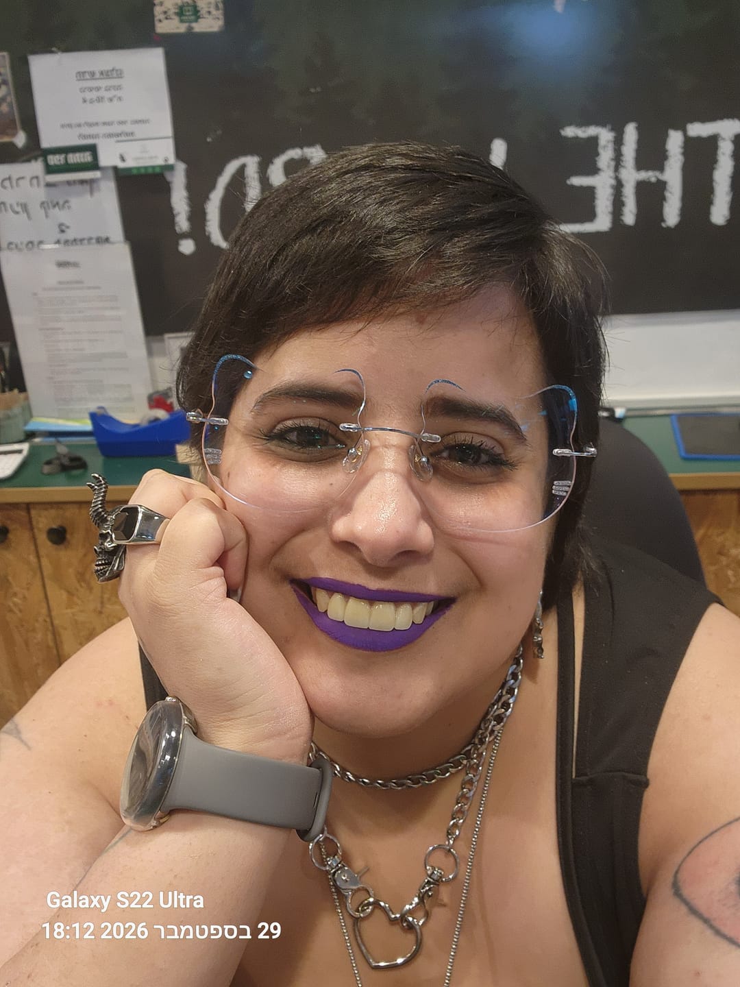 Customer photo review of Sora Eyeglasses