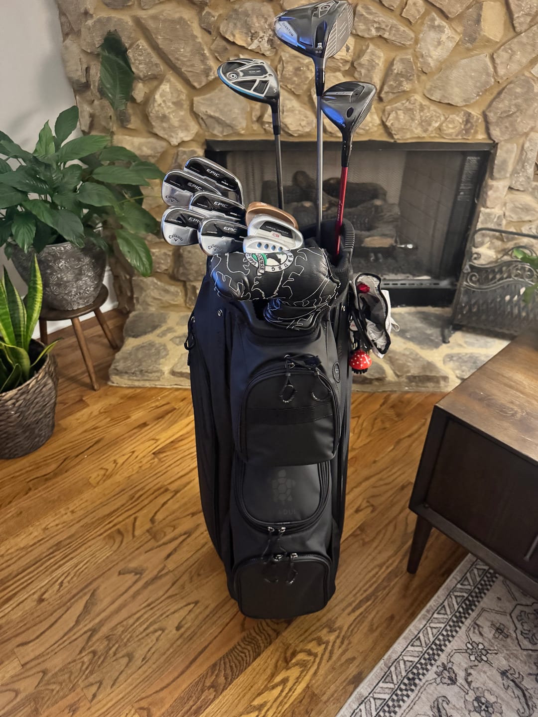 Customer photo review of EARTH SEALED Cart Bag: Coal