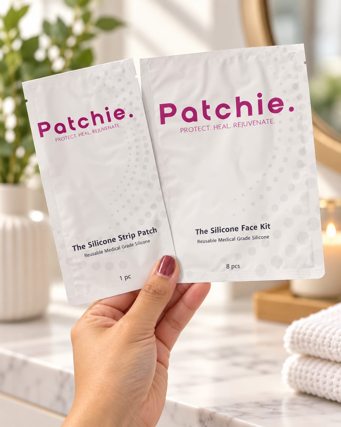 Customer photo review of Silicone C-Section Patch - Reusable 22 Times