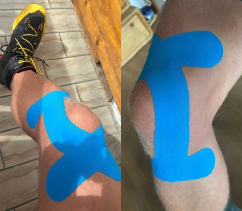 Customer photo review of TAPEX™ Kniegelenk inkl. Löse Spray (60ml)