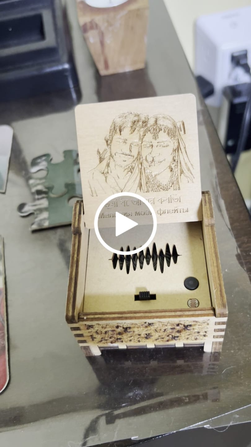 Customer video review of Custom Digital Music Box - Any song, tune, or voice