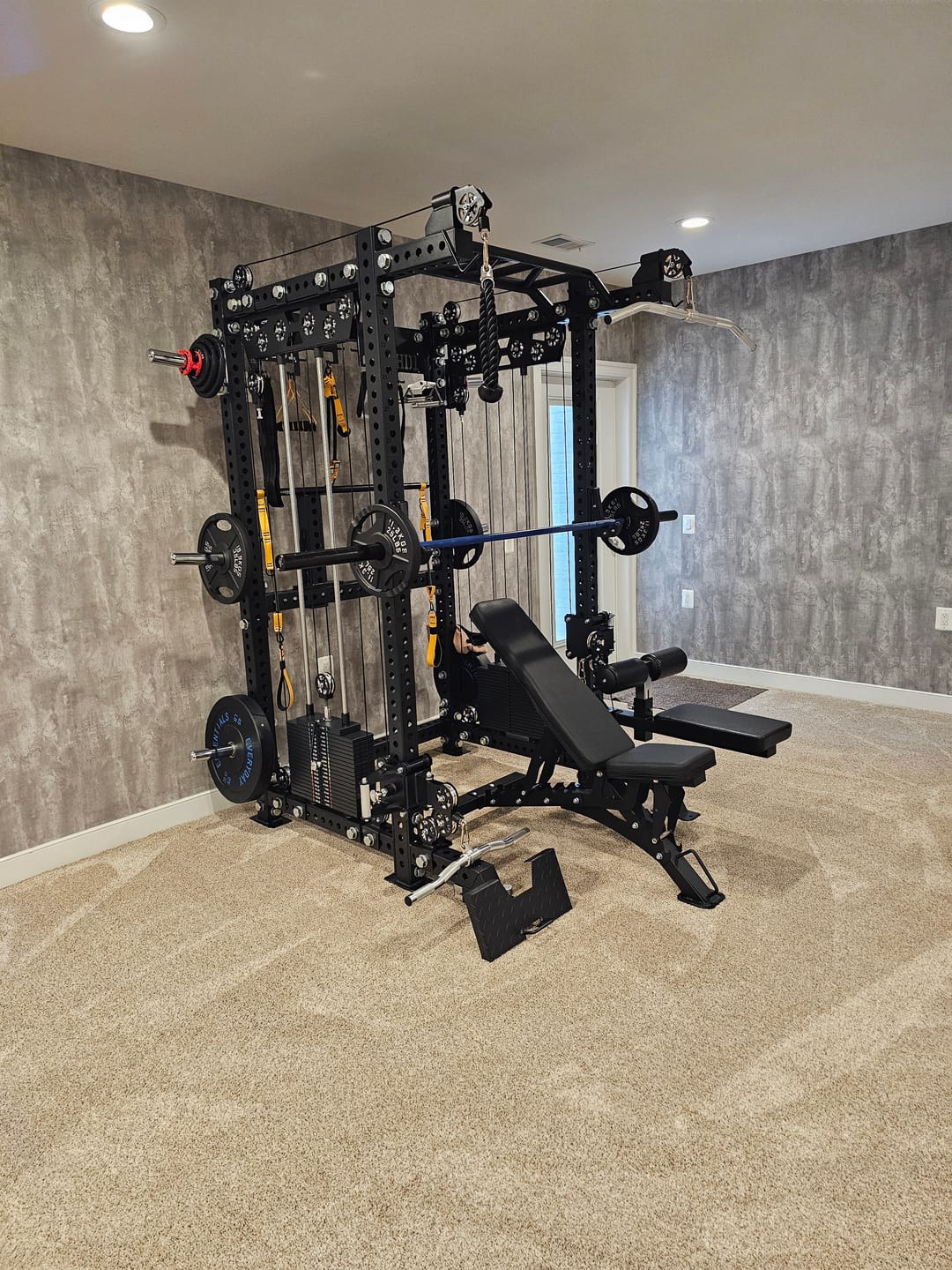 Customer photo review of HD1 Squat Rack Functional Trainer