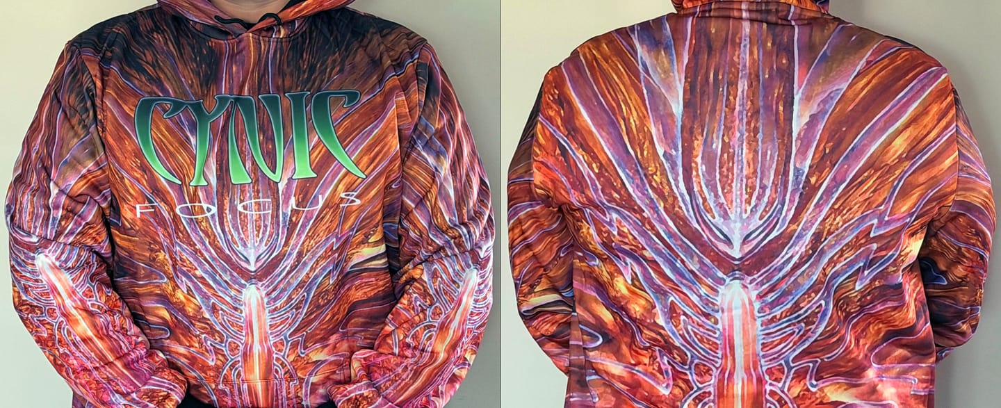 Customer photo review of Cynic - Focus - All-Over Print Hoodie