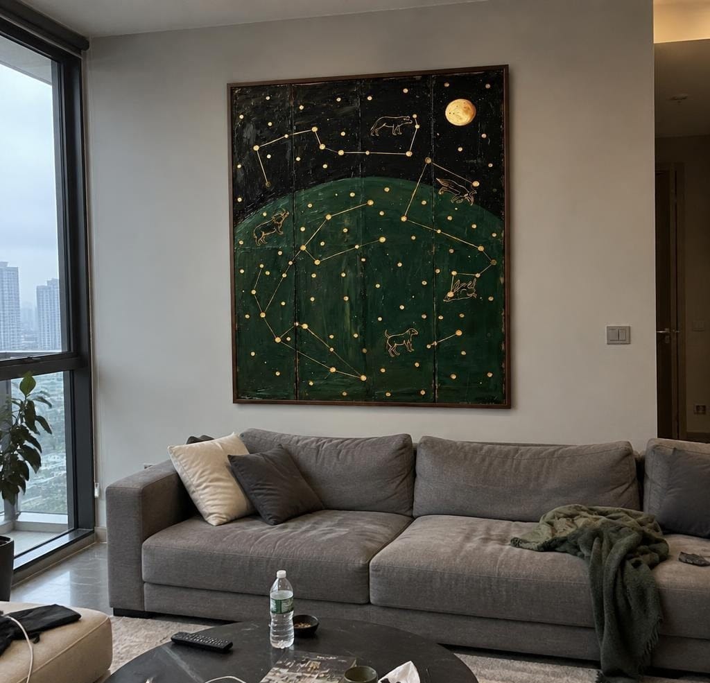 Customer photo review of Celestial Constellation Earth