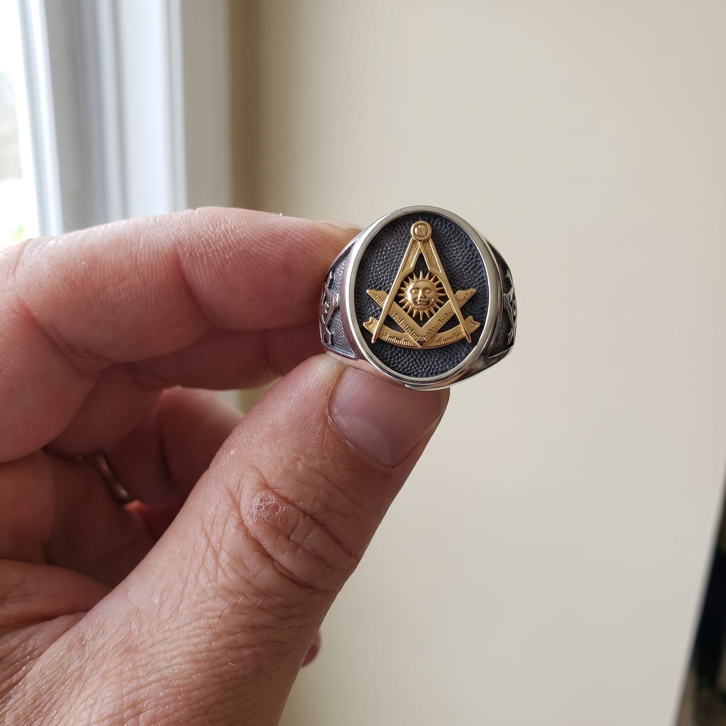 Customer photo review of Past Master Masonic Ring