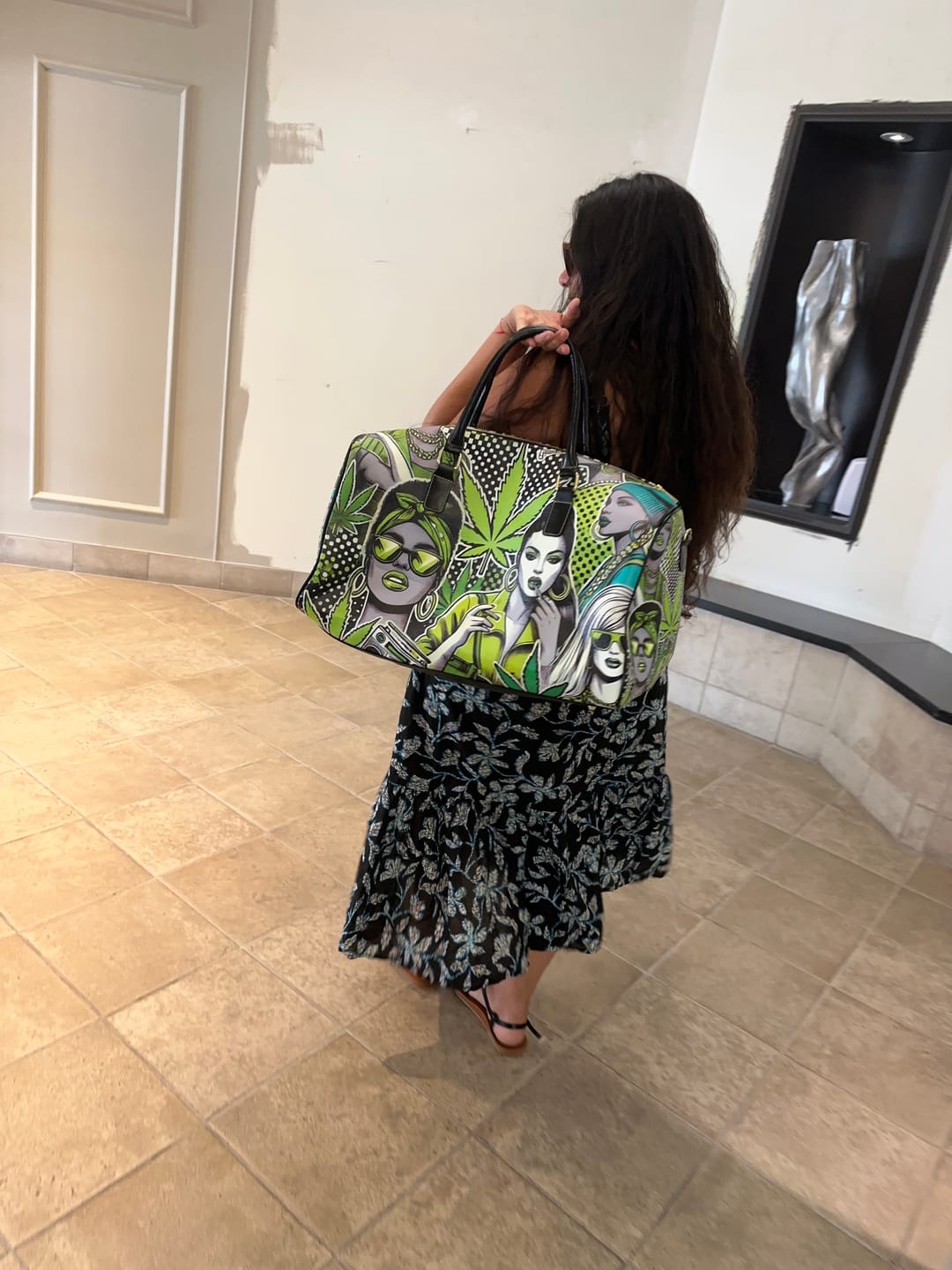 Customer photo review of Bad B XL PU Leather Travel Bag