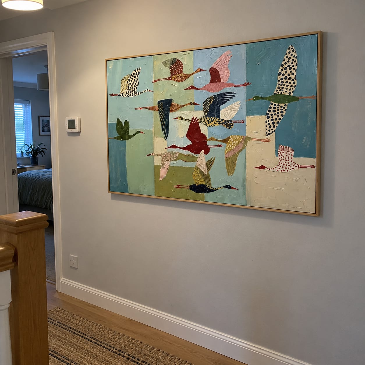 Customer photo review of Flying Birds Wall Art | Migration Mosaic