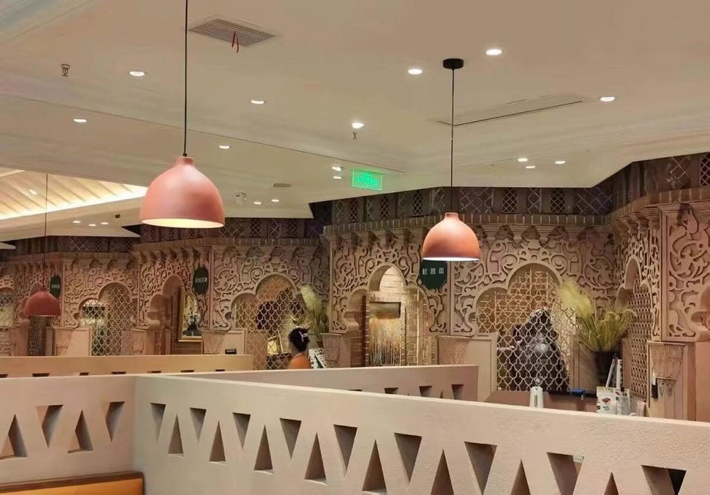 Customer photo review of Solid Metal Pendant Light for Dining Table, Dome Shade