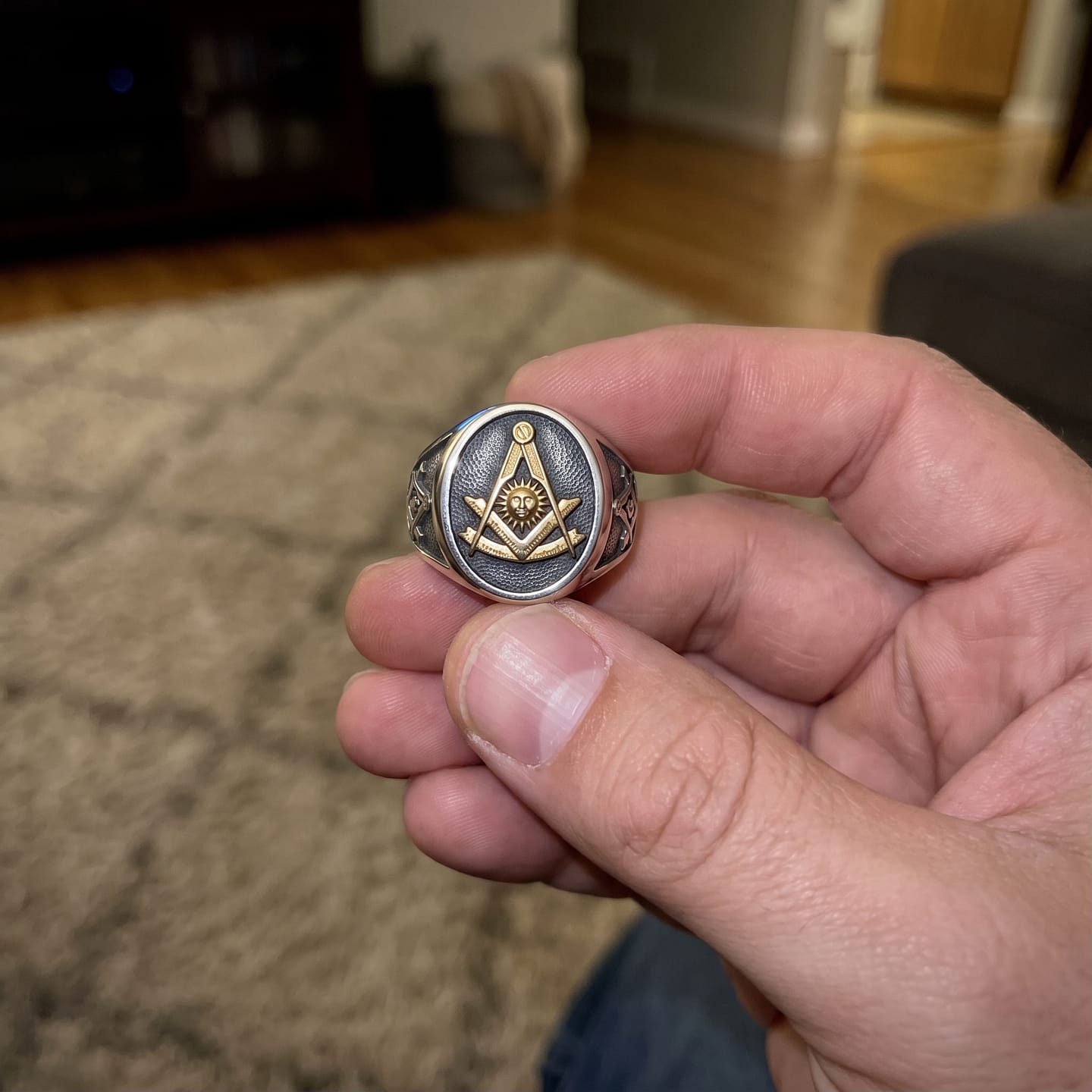 Customer photo review of Past Master Masonic Ring