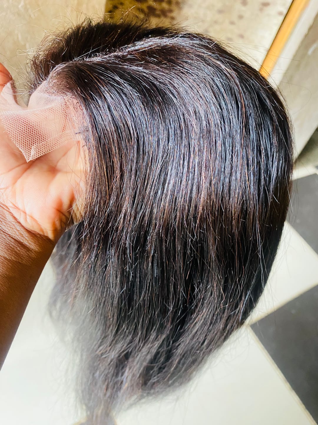 Customer photo review of JORDYN - Brazilian 4x4 Lace Wig